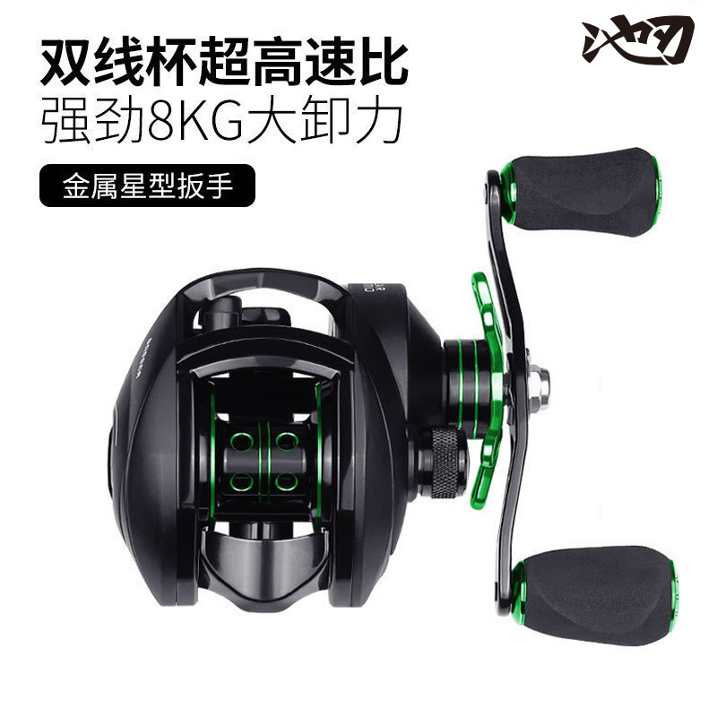 Chirenlu Ya water drop wheel, long-distance throwing sea pole wheel, anti-explosion line, magnetic brake, fish wheel, fishing line wheel, fishing gear wholesale