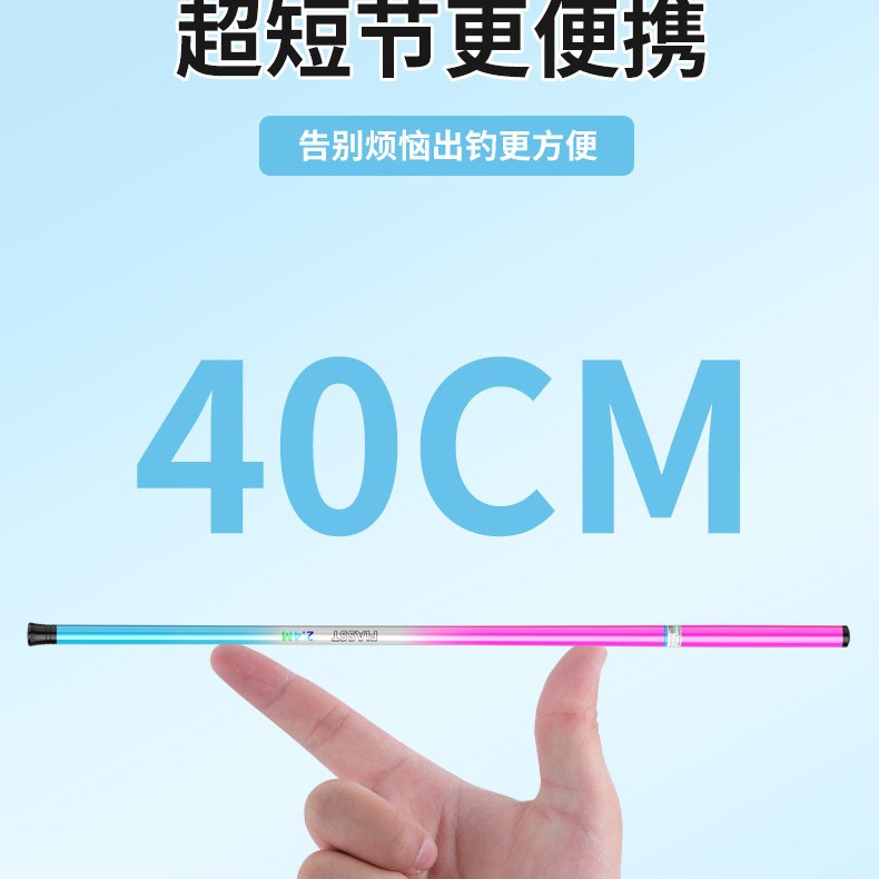 Ultra-short mini small hand rod shrink 40cm children's fishing rod shrimp fishing rod short section pocket small fishing rod wholesale for sale on behalf of China