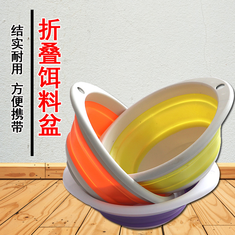 Wholesale EVA thick bait basin Portable bait basin Open bait basin Fishing folding bait basin Fishing gear basin