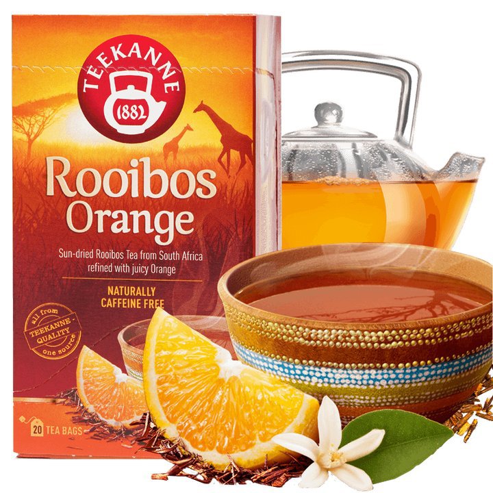 Teekanne German Orange Flavor Dr. Louis Tea Fruit Tea Bag Wholesale Louibos Tea